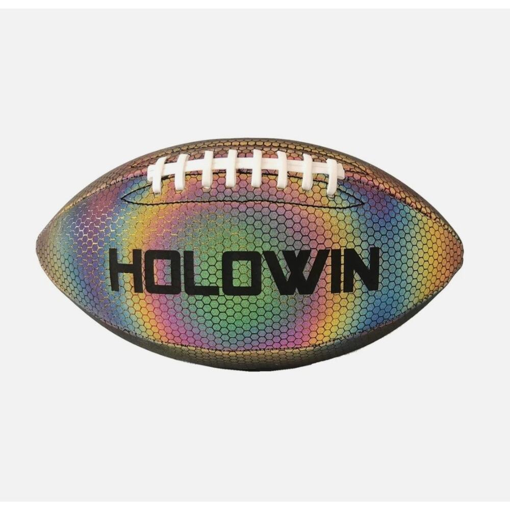HOLOWIN Holographic Luminous glowing Reflective Football Night Games No reserve